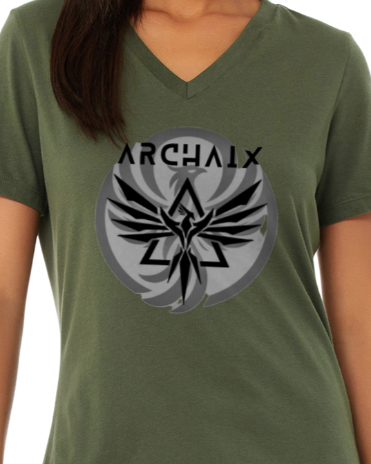 Archaix Logo V-Neck T-Shirt