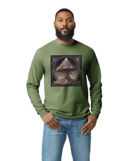 Pyramid World Tree Long Sleeve T-Shirt
