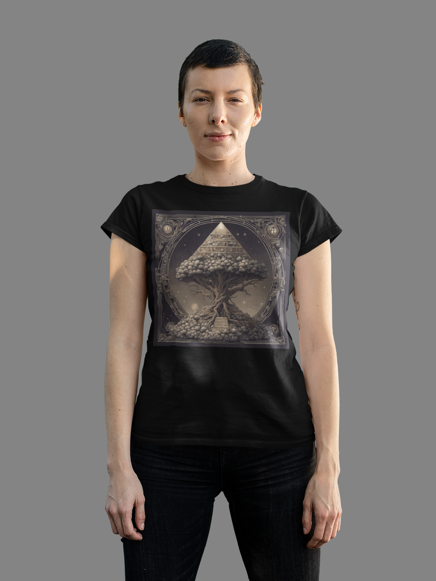 Pyramid World Tree T-Shirt