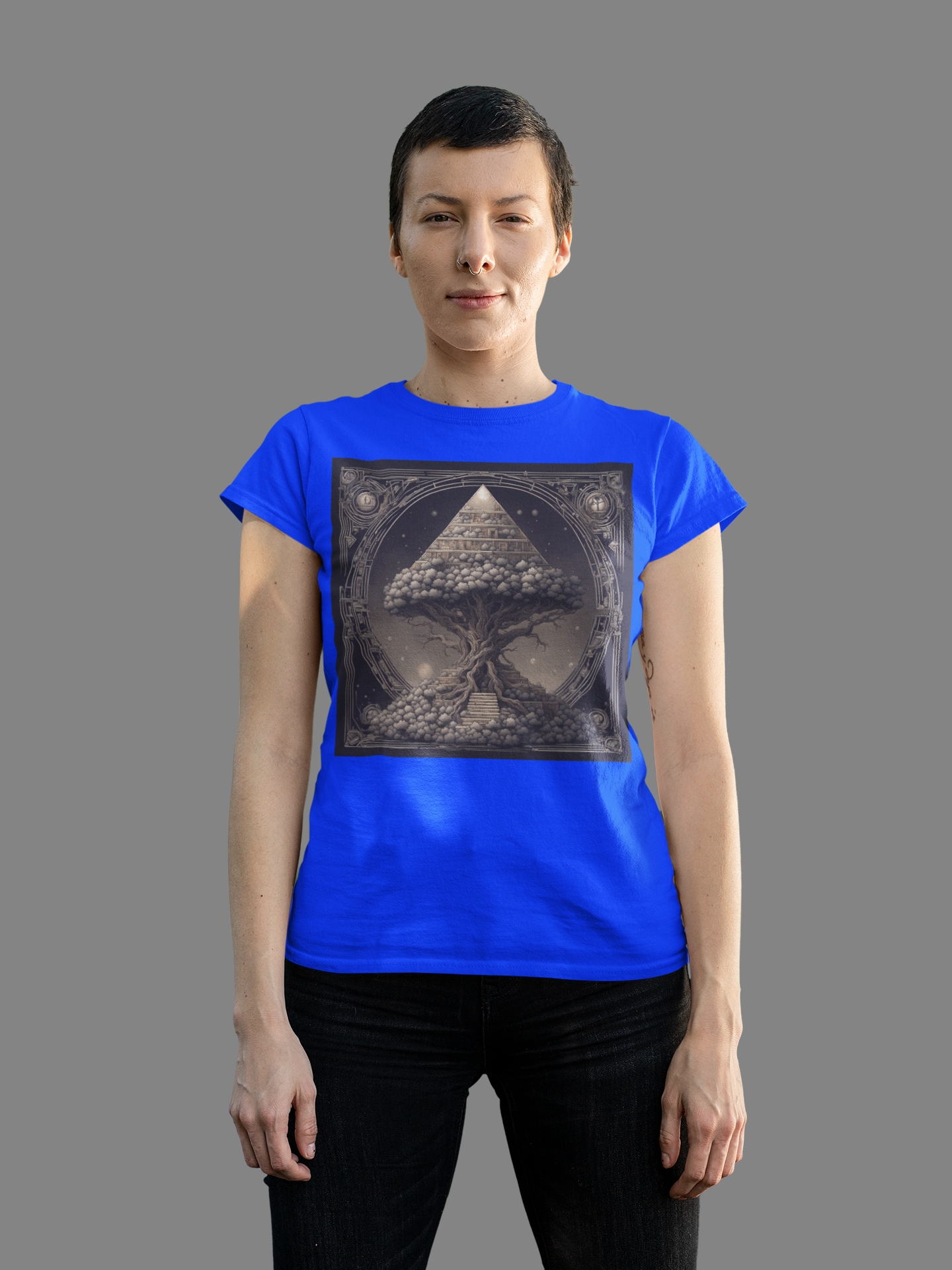 Pyramid World Tree T-Shirt