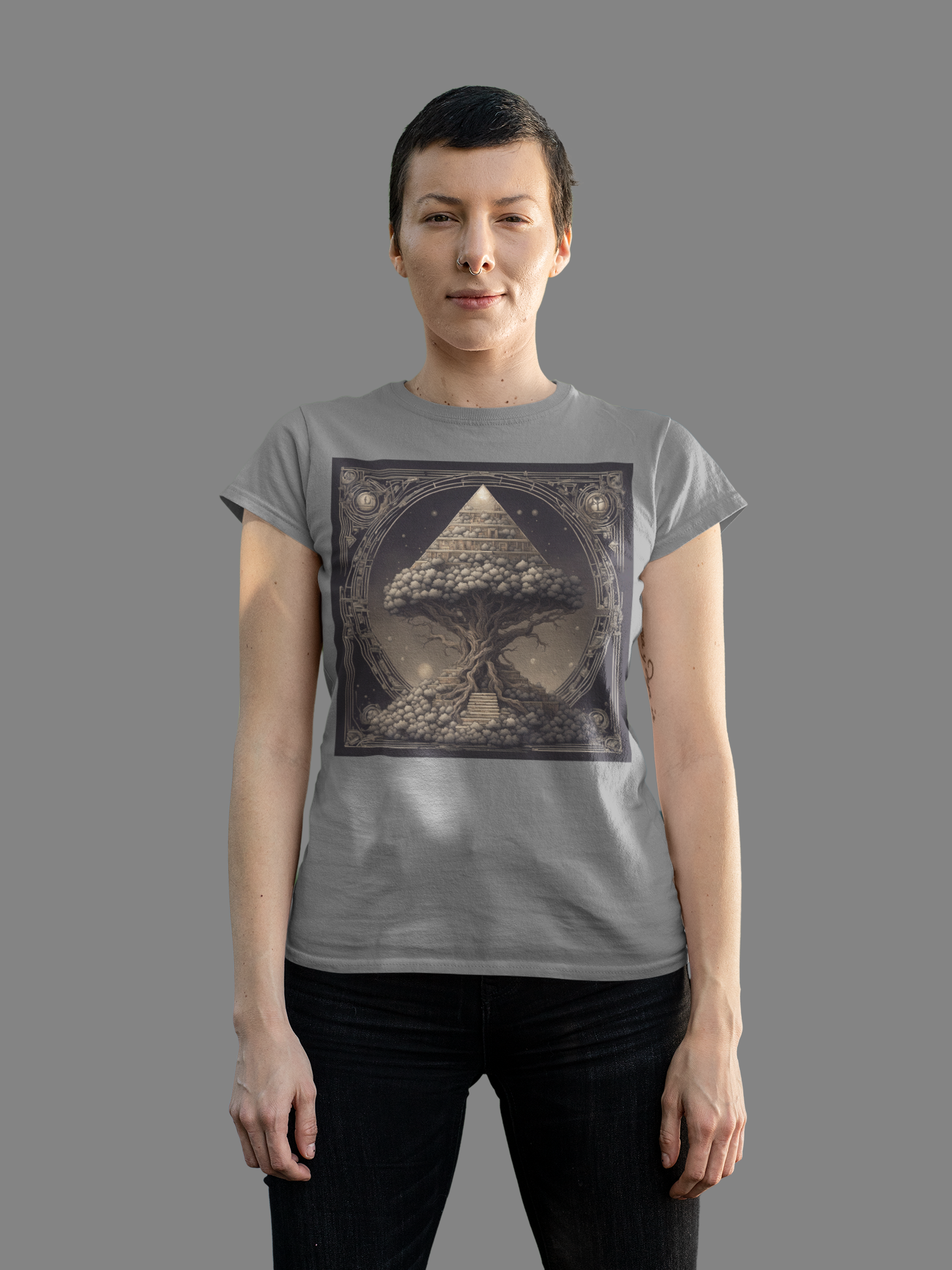 Pyramid World Tree T-Shirt